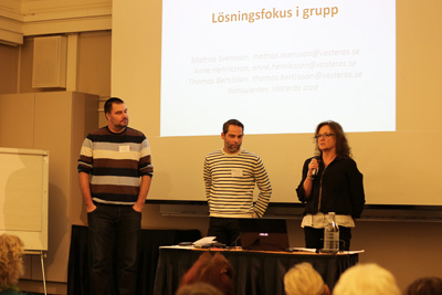 Presentation av Lösningsfokus i grupp.