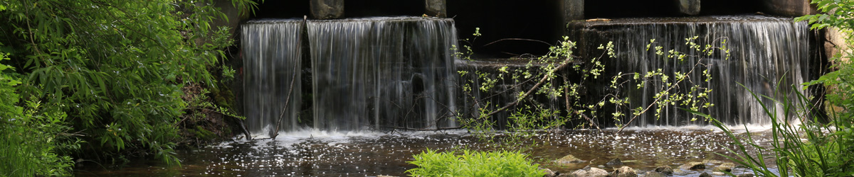 Litet vattenfall i Sala.